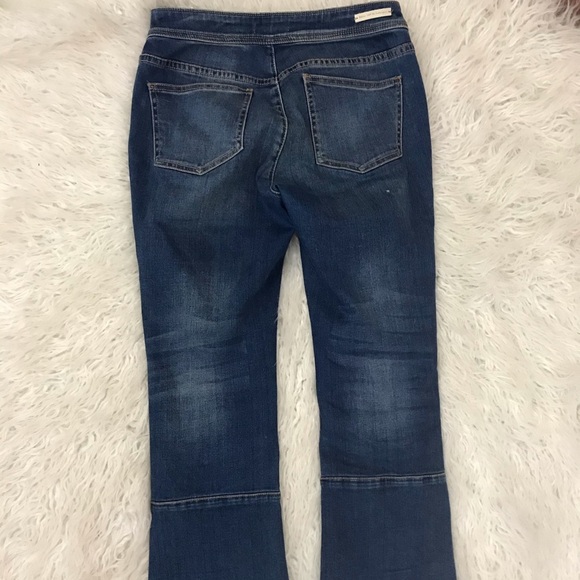 Anthro Pilcro And Letterpress Cropped Jeans Sz 27 - Picture 4 of 4